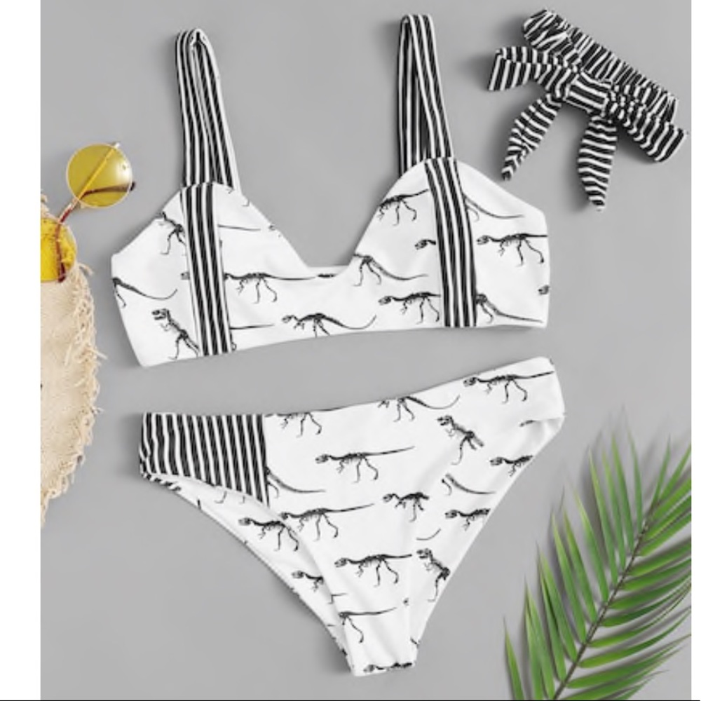 Brand new shein dinosaur bathing suit